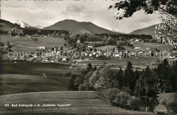 Bad Kohlgrub Panorama Blick von der Schönen Aussicht