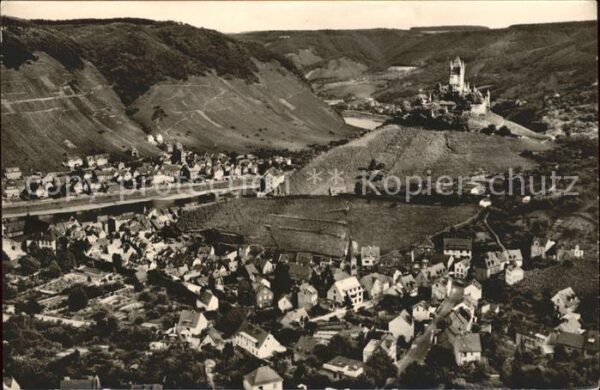 Cochem Mosel Blick von der Umkehr Reichsburg