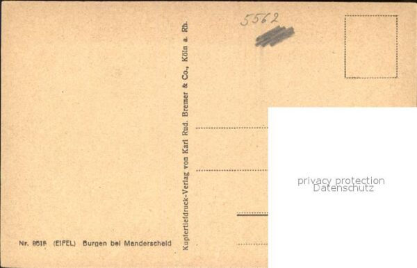 Manderscheid Eifel Serie Burgen bei Manderscheid Nr. 3515 – Bild 2