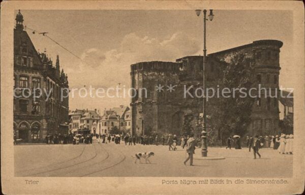 Trier Porta Nigra Wahrzeichen Simeonstrasse