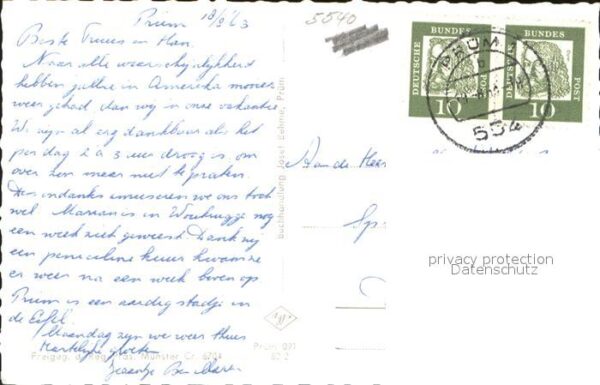 Pruem Eifel Fliegeraufnahme Waldstadt – Bild 2