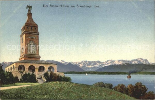 Assenhausen Starnberg Bismarckturm am Starnberger See Alpenpa