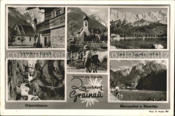 Grainau Dorfstrasse Zugspitze Eibsee Höllentalk