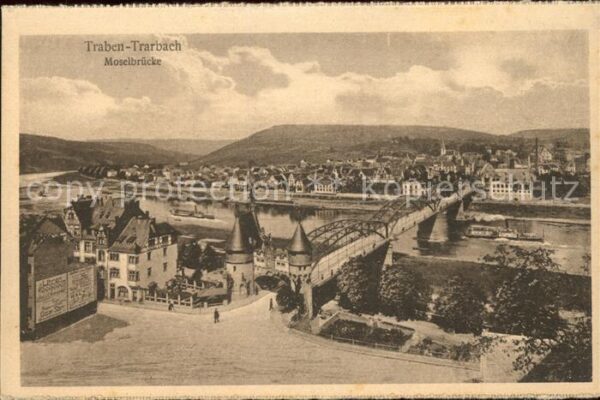 Traben-Trarbach Moselbrücke Dampfer