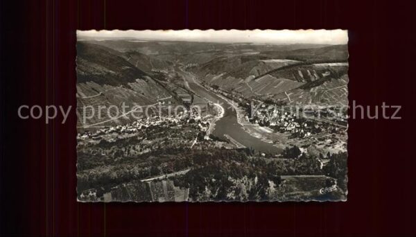 Bullay Mosel und Alf Fliegeraufnahme