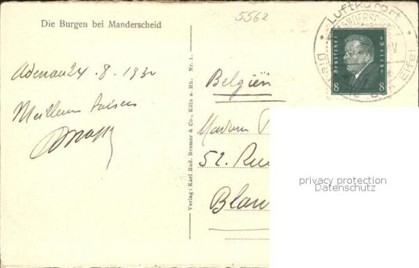 Manderscheid Eifel Die Burgen bei Manderscheid Künstlerkar – Bild 2