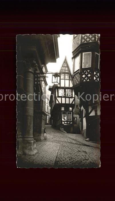 Bernkastel-Kues Mittelalterliches Spitzgiebelhaus histo