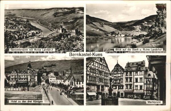 Bernkastel-Kues Burgruine Landshut Mosel Hotel Drei Kön