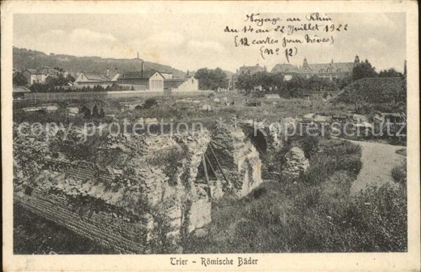 Trier Römische Bäder Ruinen