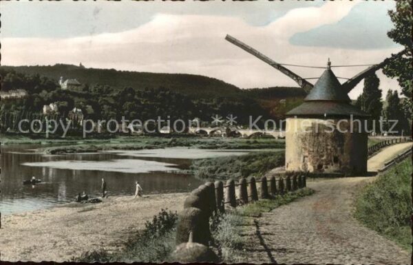 Trier Partie am Krahnen an der Mosel