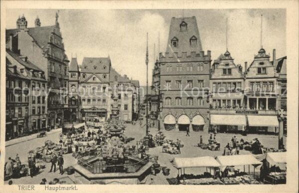 Trier Hauptmarkt Brunnen