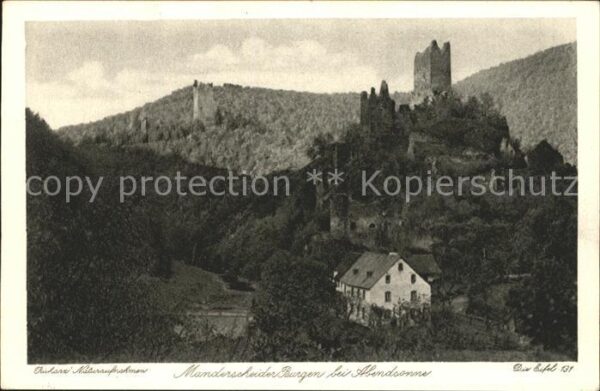 Manderscheid Eifel Die Burgen Richarz Naturnahmen Die Eife