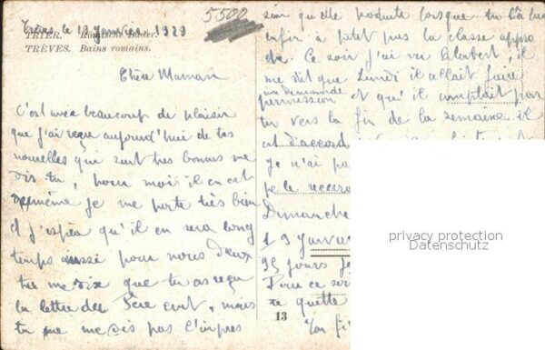 Treves Trier Bains romains Römische Bäder Ruinen – Bild 2