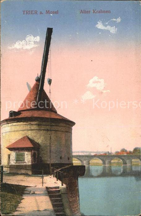 Trier Alter Krahnen an der Mosel