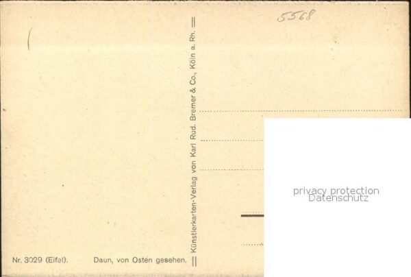Daun Eifel Künstlerkarte Nr. 3029 – Bild 2