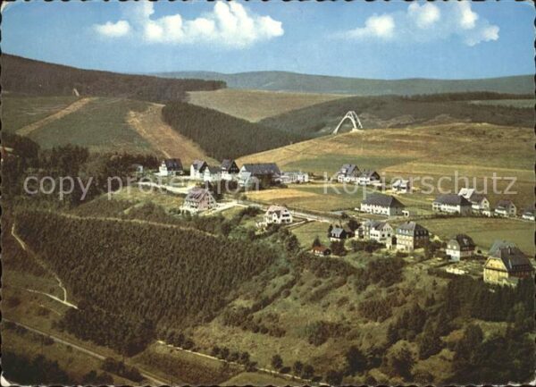 Winterberg Hochsauerland Fliegeraufnahme Heilklimatischer Kurort