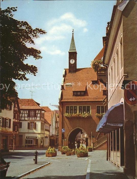 Lahr Schwarzwald Innenstadt Rathaus