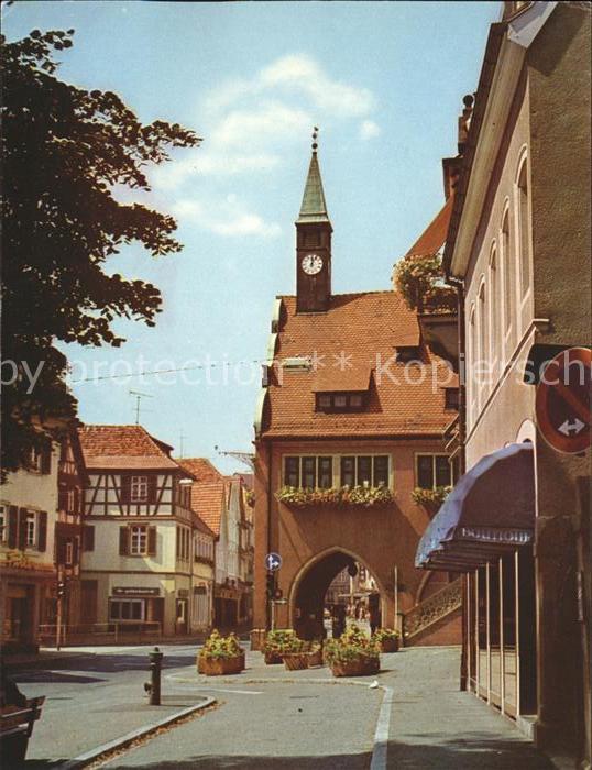 Lahr Schwarzwald Innenstadt Rathaus