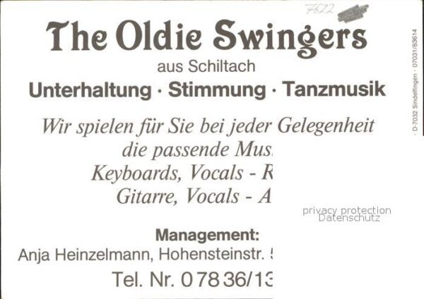 Schiltach The Oldie Swingers Musik Tanz Instrumen – Bild 2
