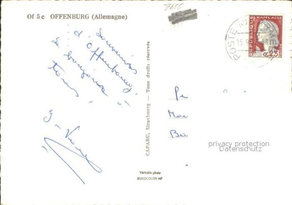 Offenburg Strassenpartie Denkmal Löwenskulptur – Bild 2