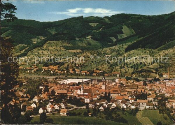 Haslach Kinzigtal im Schwarzwald Gesamtansicht