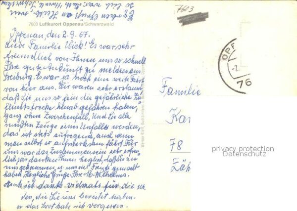 Oppenau Gesamtansicht Luftkurort – Bild 2