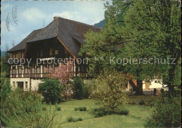Gutachtal Schwarzwaldbahn Gasthof Pension Linde