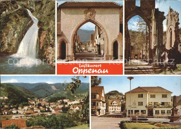 Oppenau Wasserfall Torbogen Klosterruine Strass
