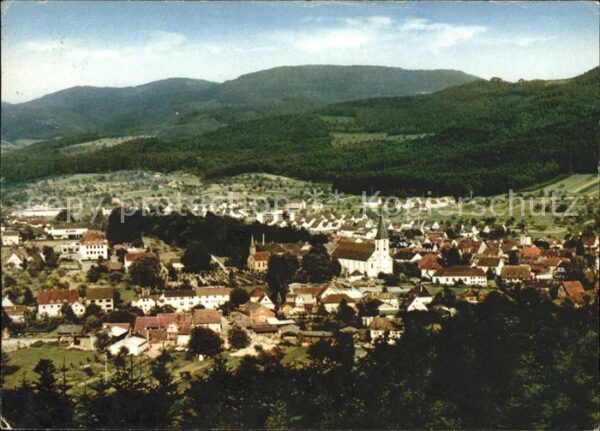 Zell Harmersbach Gesamtansicht Luftkurort Schwarzwald
