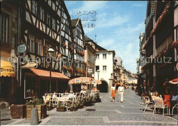 Ahrweiler Ahr Fussgängerzone Niederhutstrasse Marktpl