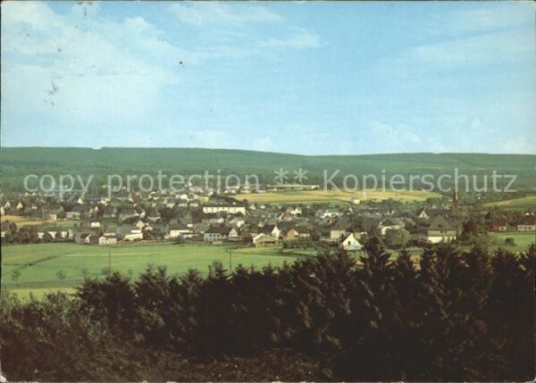 Morbach Hunsrueck Gesamtansicht Luftkurort