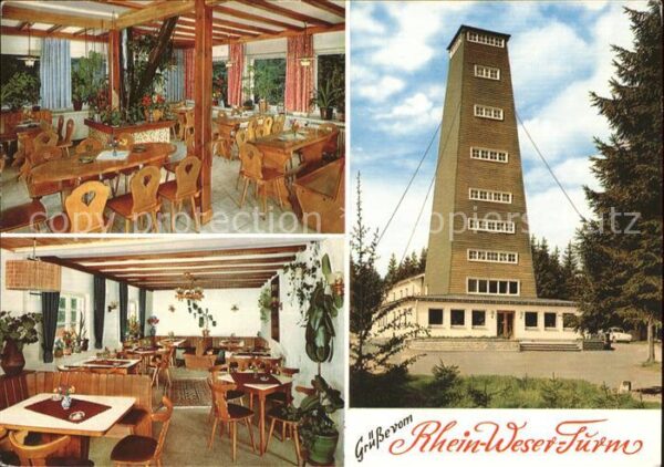 Oberhundem Rhein Weser Turm Restaurant Aussichtstu