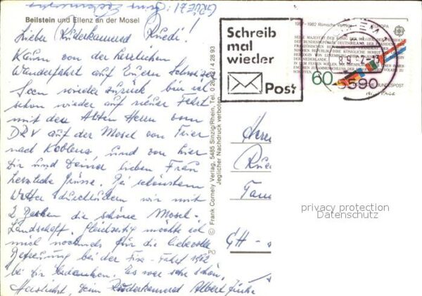 Beilstein Mosel und Ellenz Teilansichten Burgruine – Bild 2