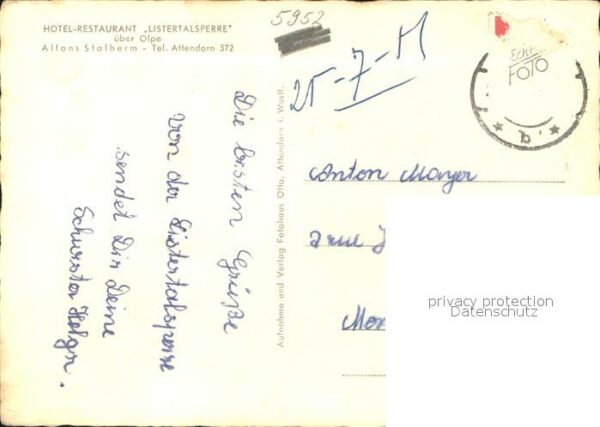 Attendorn Hotel Restaurant Listertalsperre Stause – Bild 2