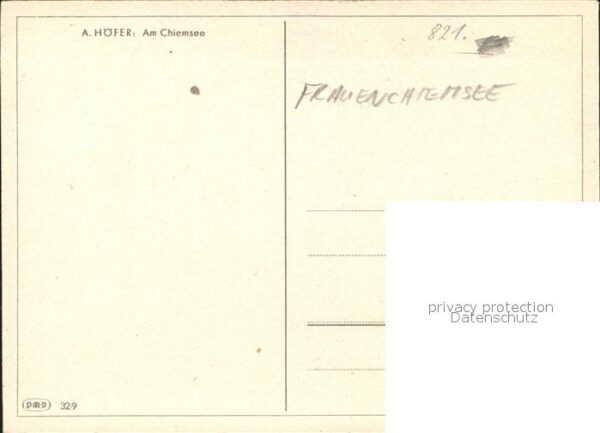Frauenchiemsee Fraueninsel Kloster Frauenwörth Künstle – Bild 2