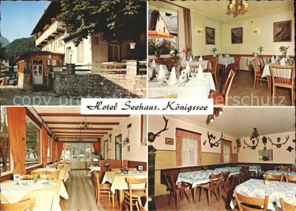 Koenigsee Berchtesgaden Hotel Seehaus Restaurant