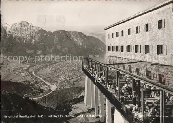 Bad Reichenhall Berghotel Predigtstuhl Gipfelstation Pa