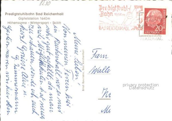 Bad Reichenhall Berghotel Predigtstuhl Gipfelstation Pa – Bild 2