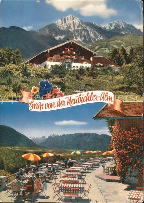 Piding Berggasthof Neubichler Alm am Högl Terr