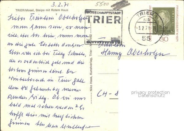 Trier Steipe mit Rotem Haus Gotik – Bild 2
