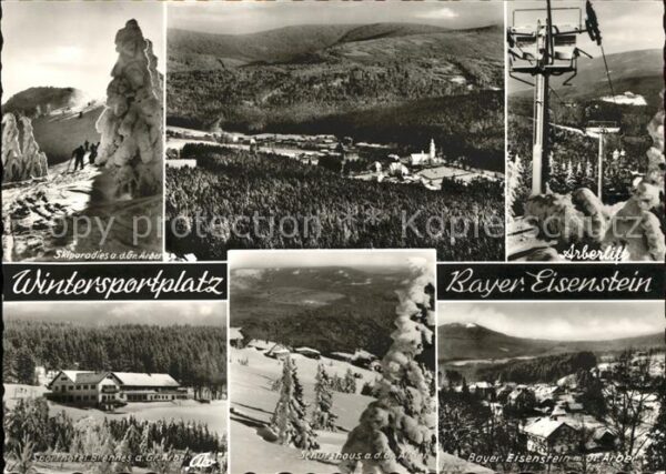 Bayerisch Eisenstein Skiparadies Grosser Arber Sessellift Sp