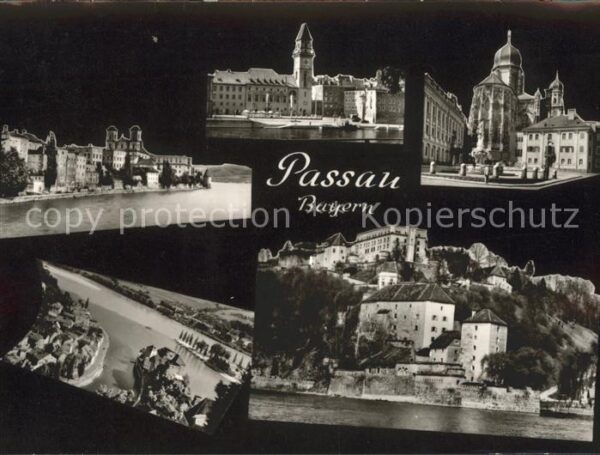 Passau Dom Veste Oberhaus und Niederhaus Dreif