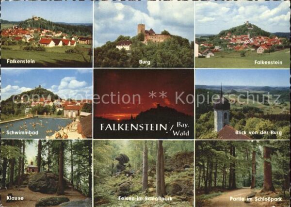 Falkenstein Oberpfalz Burg Schwimmbad Klause Felsen Schlosspa