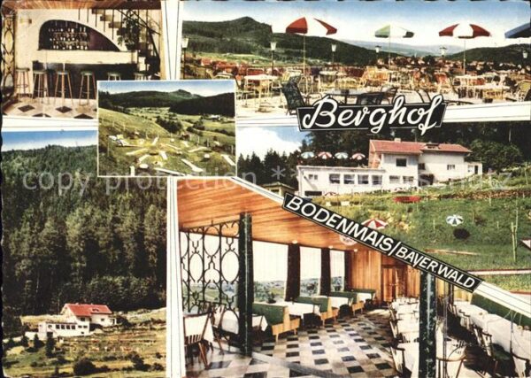Bodenmais Cafe Pension Berghof Terrasse Minigolf