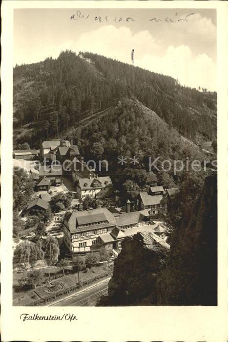 Falkenstein Ludwigsstadt Hotel-Brauerei Gaststätte Falkenstein