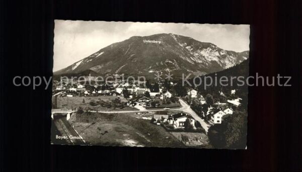 Bayerisch Gmain Gesamtansicht mit Untersberg Berchtesga