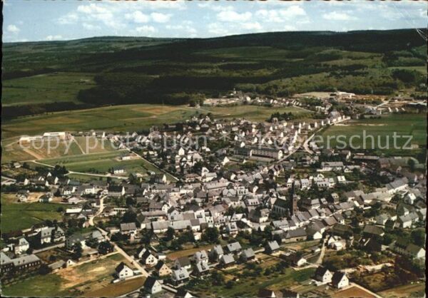 Morbach Hunsrueck Fliegeraufnahme Luftkurort