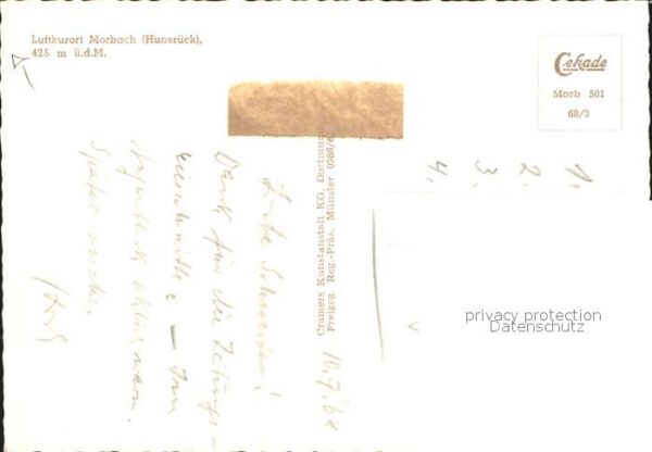 Morbach Hunsrueck Fliegeraufnahme Luftkurort – Bild 2