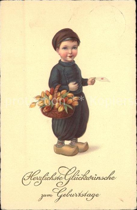 Geburtstag Kind Post Tulpen