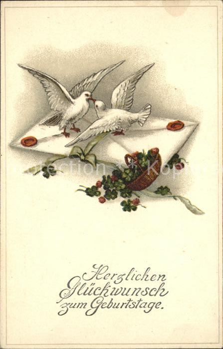 Brieftaube Carrier Pigeon voyageur Geburtstag